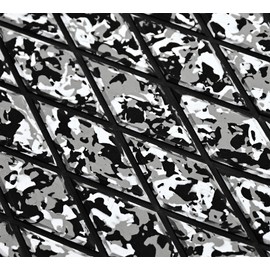 KT GuoMei 102.3" X45.2” Diamond Pattern Sea Deck Self-Adhesive Boat Flooring Eva Foam Decking Marine Non-Slip for Motorboat Fishing Boat Yach (94.5" X 37.7", Camouflage and Black)