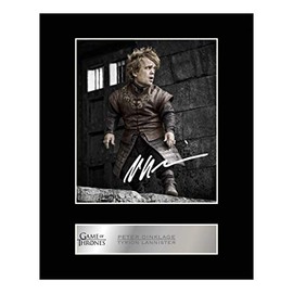 Peter Dinklage Signed Mounted Photo Display Tyrion Lannister - Game Of Thrones