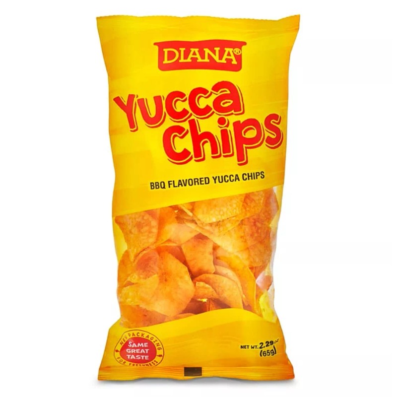 Diana Tapioca Cassava (Yuca) Crispy Chips BBQ 2.29 oz (65g)