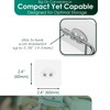Jovware Shower Caddy Adhesive - 12 Pack Wire Hooks, Strong