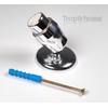 Inclined Wall Mount Ø27mm Shower Curtain Rod Adapter For Universal