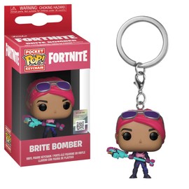 Funko 36969 Pop! Keychain: FortniteBrite Bomber, Multicolor
