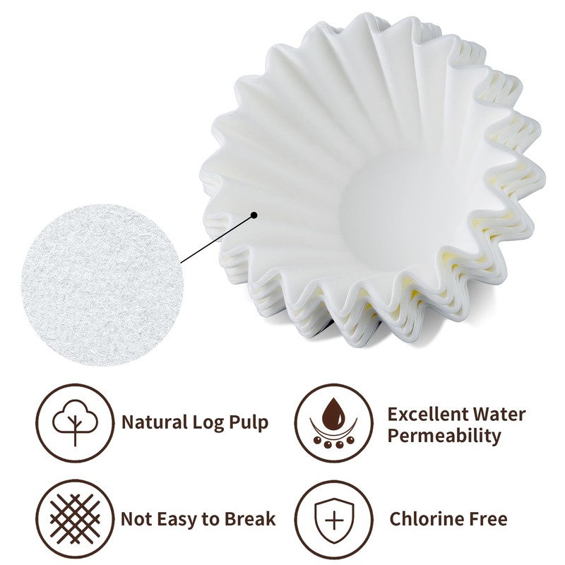 Disposable Coffee Paper Filters for Ninja PB051 PB041 Coffee Maker,
