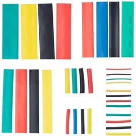YoiYee 164pcs Heat Shrink Tubing Kit Multicolor Polyolefin Sleeves 8 Sizes Electrical Insulation Cable Wrap