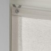 Roman Blind with Eyelets Brondy Taupe Natural Semi-Transparent Linen Look