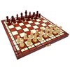 Amazinggirl Chess Board Set, Foldable, Wood with Chess Figures, Large,