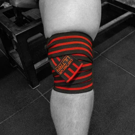 CERBERUS Strength Ultra Knee Wraps - Strongman Powerlifting Bodybuilding Gym (2m)