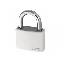 ABUS 65AL40WHI Open Shackle Padlock - White