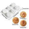 Silicone Dessert Mold for Chocolate Cheesecake, Mousse Molds 6-Cavity Non-Stick