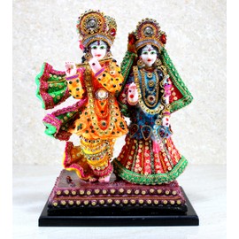 eSplanade Radha Krishna Kishan Murti Idol Statue Sculpture (12.5")