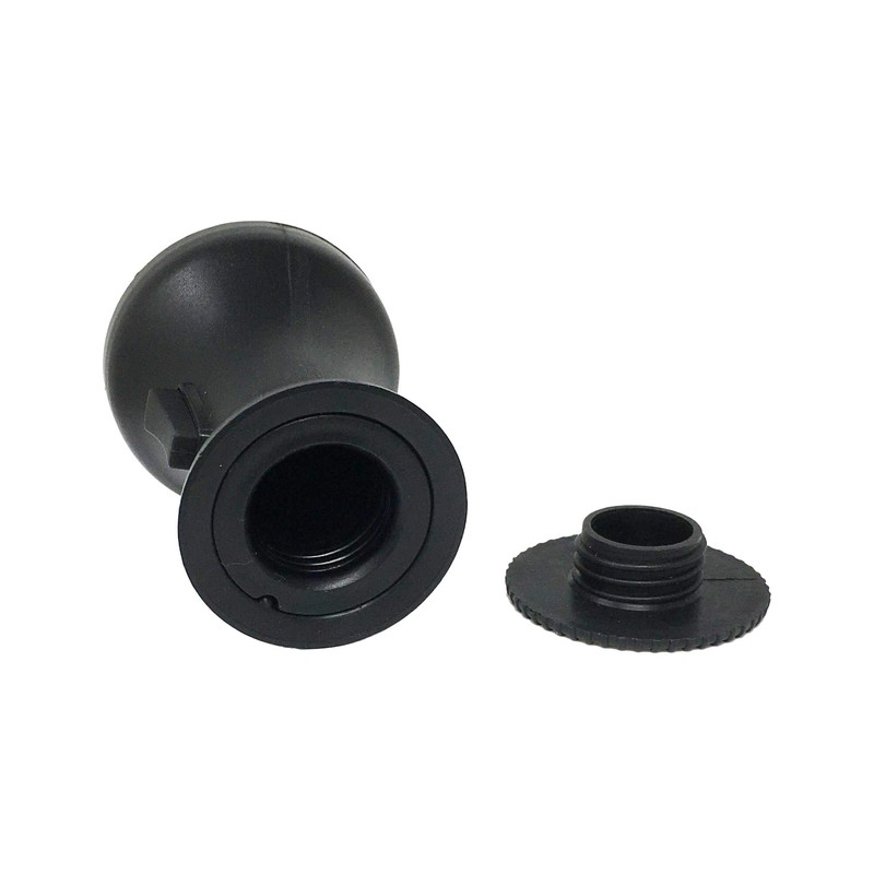 Kobe Professional Barber's Powder Duster Neck Brush - Black Handle