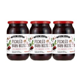 Old World Quality Foods Pickled Veggie – 3 Jars – All Natural & Gluten-Free (Pickled Baby Beets)