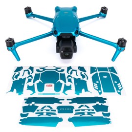 WRAPGRADE Skin Decal Sticker Compatible with DJI Air 3S (Caribbean Blue)