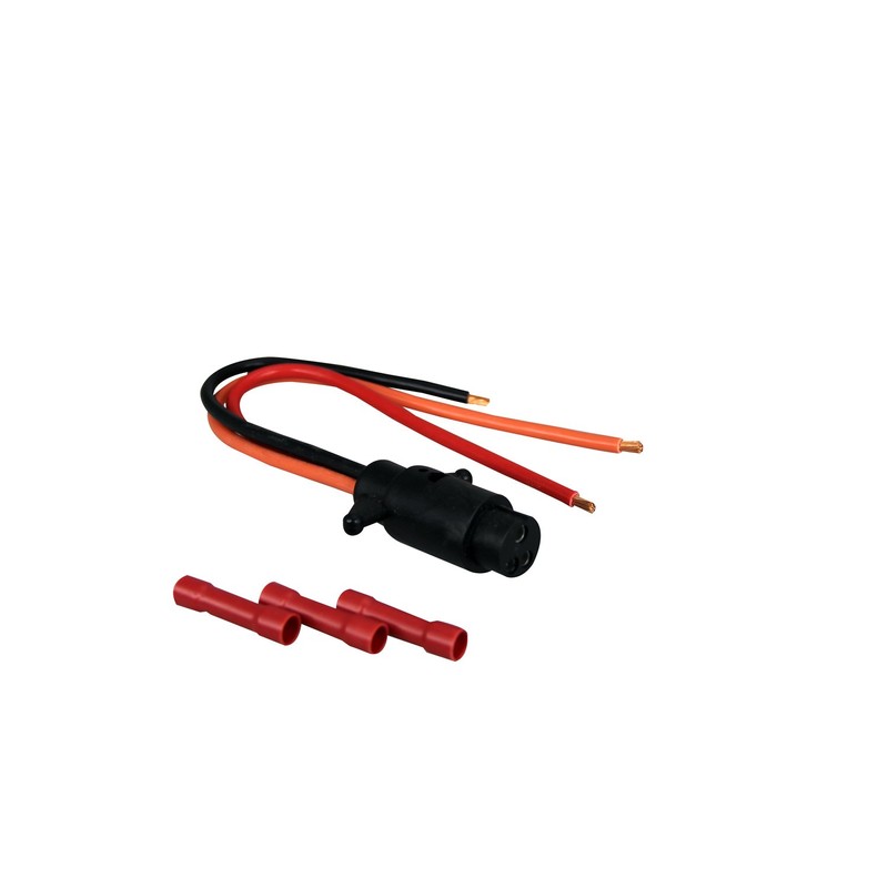 Pactrade Marine Boat Trolling Boat Plug & Socket Set 3-Wire