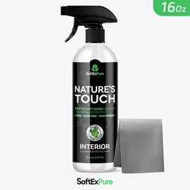 SoftExPure Total Interior Cleaner & Protectant, Cleans & Protects Leather, Vinyl, Plastic, Rubber & Glass Streak-Free Finish for Cars, Trucks, SUVs, RVs & More - 16 oz - bottle: 1-pack