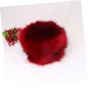 Mikinona Warm Fashion Faux Fur Hat Plush Red Beanies for