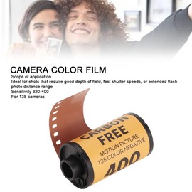 400 Color Print 35mm Film, 36 Sheets Camera Color Negative Film 35mm Film Roll for 135 Camera, High Definition and High Resolution