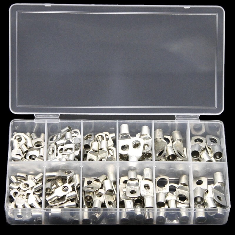Kuzavtye 140X Cable Lugs Eyelets Copper Ring End Electric Wire
