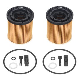 ZONFANT 2 Pcs Engine Oil Filter Compatible With Hyundai KIA Vehicle Accent Elantra Kona Santa Fe Tucson Venue 1.6L 2020-2023, Rio K5 Sorento 1.6L 2020-2023, Replace#26350-2M000