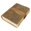 8 inch Urban Leather Rustic Vintage Medieval Journal Old Deckle