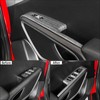 JUIVEEL Car Window Switch Panel Cover,Side Door Glass Lock Control