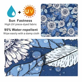 NettyPro Patio Bench/Swing Cushion Cover Replacement 45 x 18 x 3 Inch, Water Resistant UV Protection Outdoor Furniture Loveseat Cushion Slip Cover with Zipper