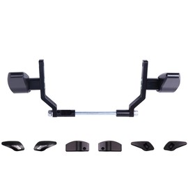 T-Rex Racing No Cut Frame Sliders Compatible with KTM 2015-2023 200 Duke (Black)