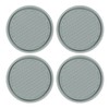 sourcing map 4pcs Car Cup Coasters Universal PVC Car Cup