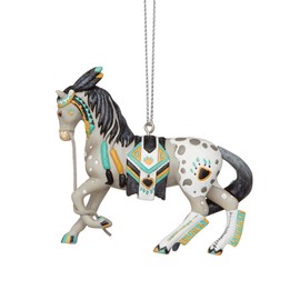 Enesco Trail of Painted Ponies Homage to Bear Paw Hanging Ornament, 2.6 Inch, Multicolor,Christmas