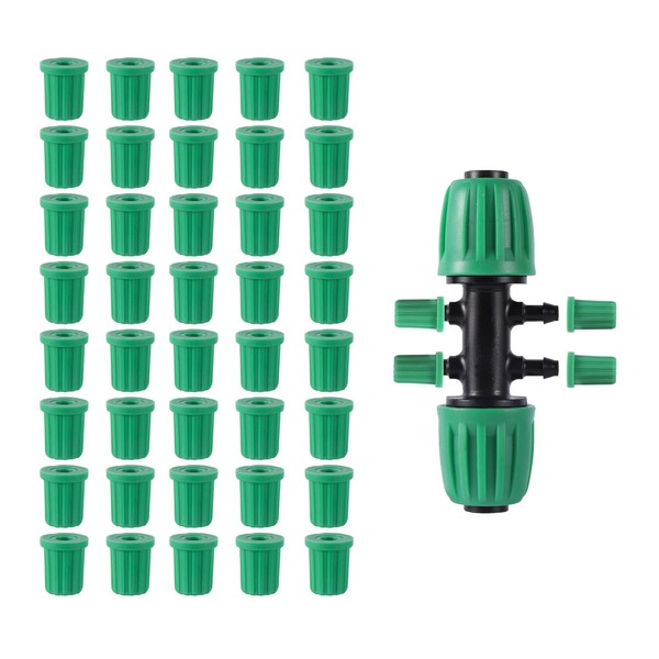 1/4 Barb Connector Plug Cap, Rubber Plug Fitting for 1/4