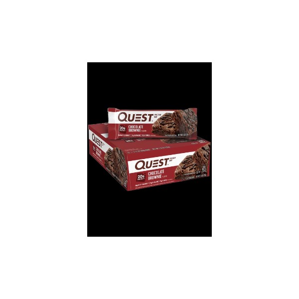Quest Nutrition Low Carb Protein Bar (Chocolate Brownie) - 12 Bars + BONUS