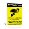 TAKULA CCTV Area Sign 10x7 Security Camera Sign Reflective Aluminum