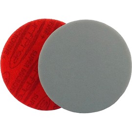 Starcke Premium Clearcoat Foam Hook & Loop Finishing Discs 3000 Grit Aluminum Oxide - Wet Sanding Clearcoat for Buffing (10, 6 Inch - 1/8" Thick)