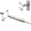 Hinapan 1 Piece Architect Key with Measuring Scale, Universal Construction