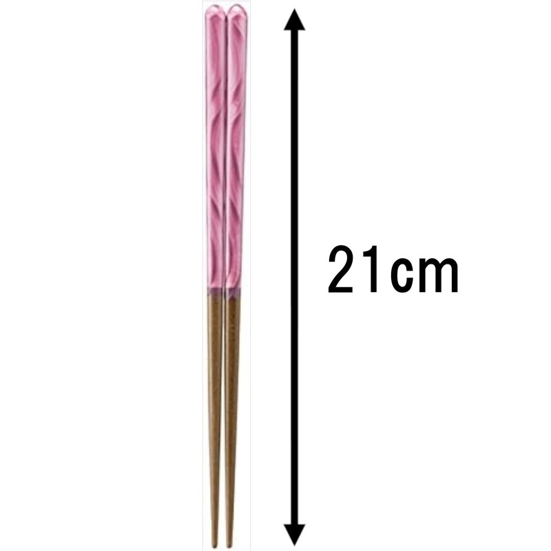 Nakano WS-1060 Coated Chopsticks, Dishwasher Safe, Marble Stone, 8.3 inches