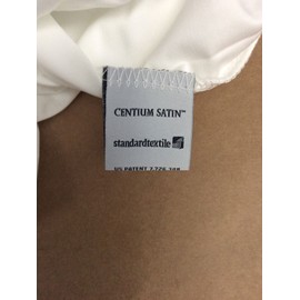 Standard Textile Pack of 2 Standard Textile Centium Satin White Sateen Pillowcases 17910