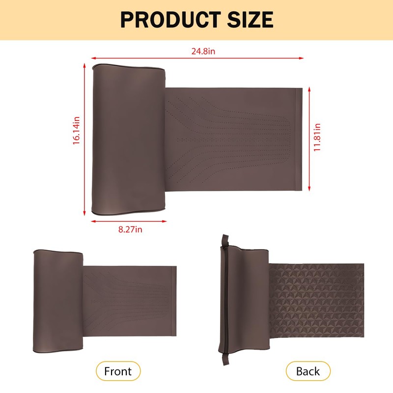 HZEL Car Seat Extender Leg Support Cushion, Lengthen Memory Foam