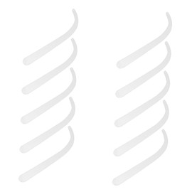 TOVINANNA 10pcs Transparent Earring Sticks Display Rack for Try Jewelry Showcase Durable Acrylic Earring Stands for Studs and Accessories