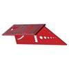 Square Aluminium Alloy Measuring Ruler for Woodworking, 3D Mitre Angle