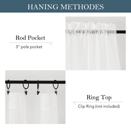 PONY DANCE Light Beige Voile Curtains 60x84 inches - Slot Top Window Net Curtains for Bedroom/Room Divider/Party Backdrop Decoration Semi Transparent Lightweight Voile Sheer Panels, Set of 2