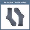GAWILO Vein Socks for Men (9 Pairs) | Without Rubber