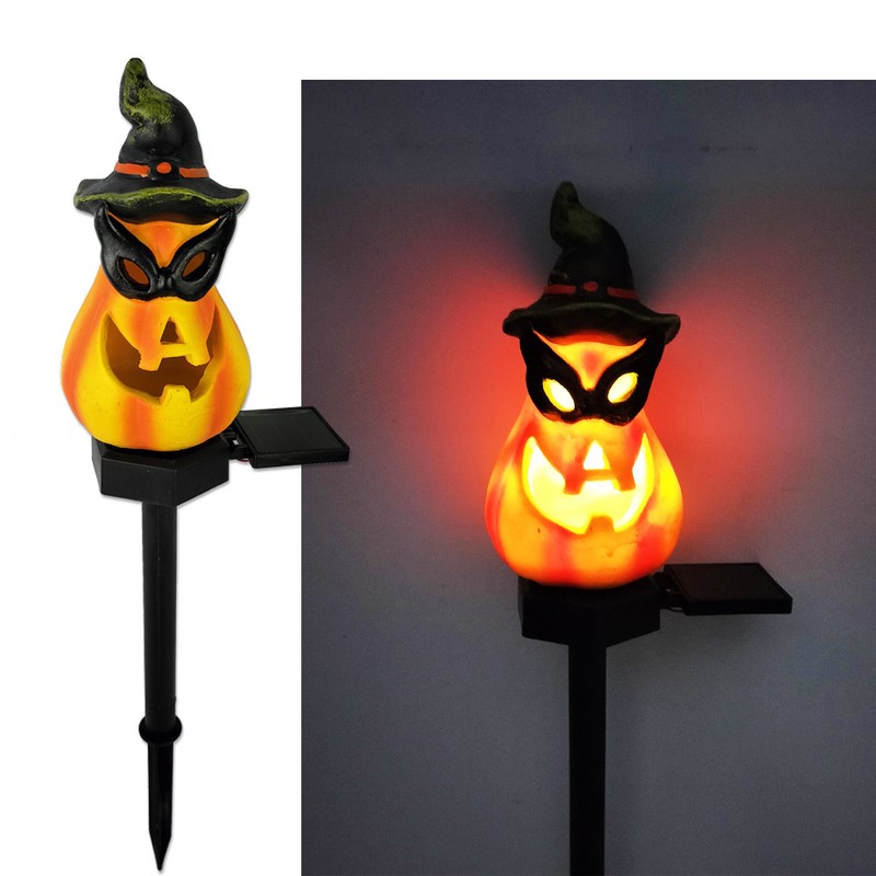 All Saint's Day Solar Powered Lights Skull Crow Pumpkin LED