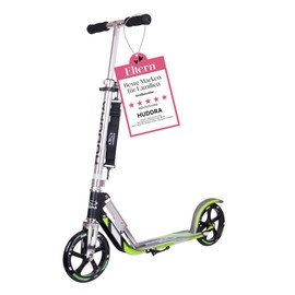 HUDORA Scooter for Ages 6-12 Kids, 8 Years and Up, Teens 12 Years and Up, Lightweight Durable All-Aluminum Frame Adult Scooter with Big Wheels