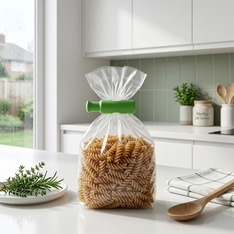 6 Pcs Food Bag Clips Reusable, Plastic Bag Sealing Clips