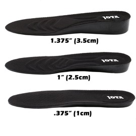 Jota Short Leg Lifters Shoe Insoles Height Raiser Men 3/8"