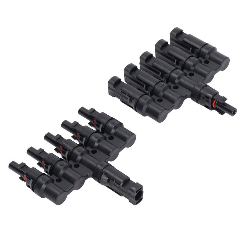 1 Pair Solar Branch Connector Panel Parallel Connection Cable Splitter