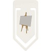 91mm 'Easel with Blank Canvas' Large Plastic Paper Clip (CC00046910)