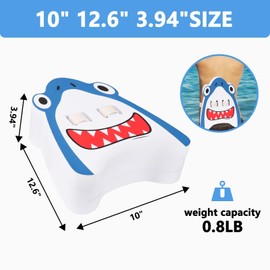 Hikeen Back Swimming Float, Safety Swim Bubble with Adjustable 3 Layers Swim Belts, for Kids Over 5 Years Old Safety and Build Swimming Confidence, for Swimming Training and Beginners