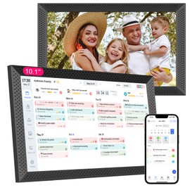 Digital Calendar 10.1 inch, Electronic Calendar for Family Sharing Schedule Interactive Smart Calendars Touch Screen To Do Task Meal Planner for Home Office with Digital Picture Frame