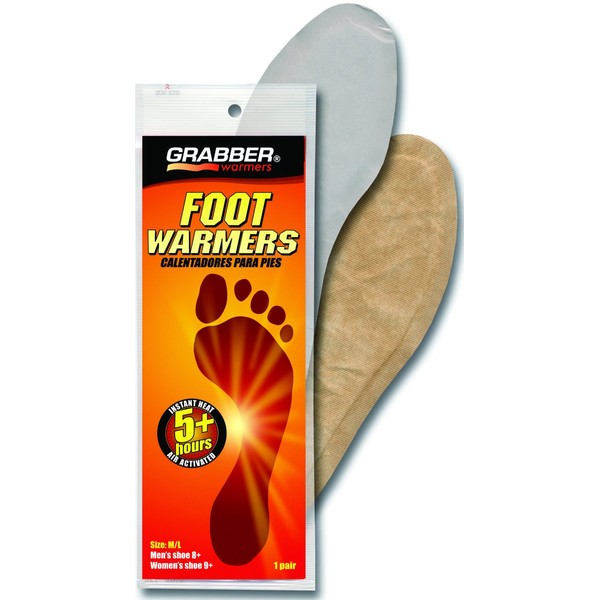 Grabber Foot Warmer Heat Treat 5 Plus Hr 1 Pair, Size M/L